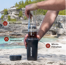 Load image into Gallery viewer, AeroPress  Go Plus Travel Coffee Press-(15PLBK05-1)- Black