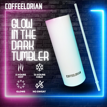 Load image into Gallery viewer, AeroPress Coffeelorian Luminous Tumbler 20oz(E069)-White to Green / White to Blue