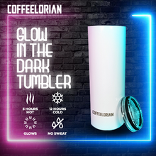Load image into Gallery viewer, AeroPress Coffeelorian Luminous Tumbler 20oz(E069)-White to Green / White to Blue